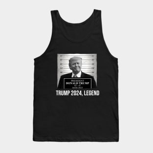 Mugshot Trump Legend 2024 Tank Top